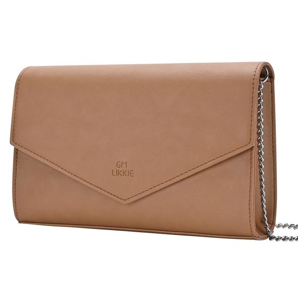 Clutch Purse, Evening Envelope Clutch Bag, Crossbody Foldover Pu UwU - Picture 1 of 5